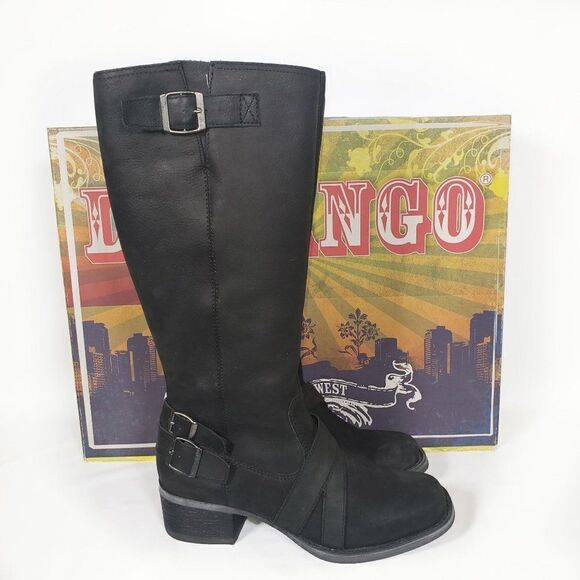 Durango City 14" Charlotte Engineer Boots Black RD044 Women's 7.5 - Picture 3 of 9